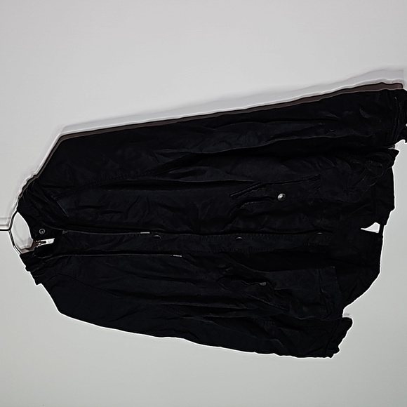 American Eagle small black hooded zip up jacket - Picture 2 of 6